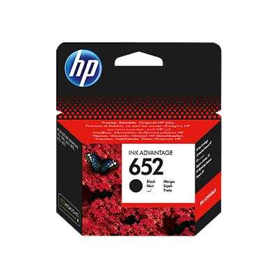 خرطوشة الحبر الأصلية HP 652 اسود Ink Advantage (F6V25AE)