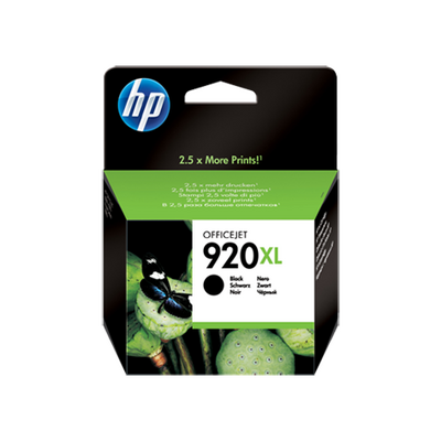 HP 920XL High Yield Black Original Ink Cartridge (CD975AE)