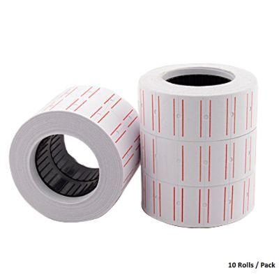 Pricing, JOLLY, Price label Roll, 2 lines labeller, Size 21x12mm, White , 10 Rolls/pack