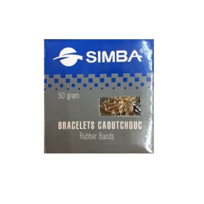 Rubber Bands, SIMBA, Brown, 50 gram