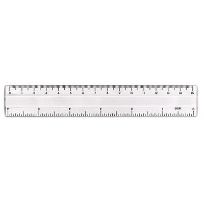 Ruler, Plastic Ruler, 15 cm