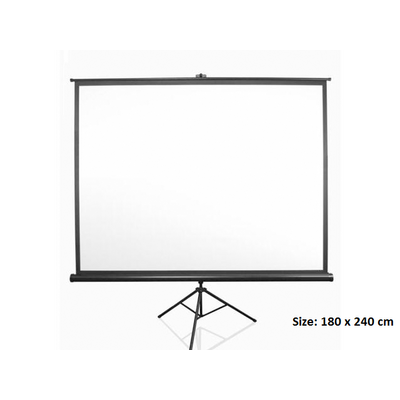 Screen, SAP, Projector Screen, Size: 180 x 240 cm, with Stand