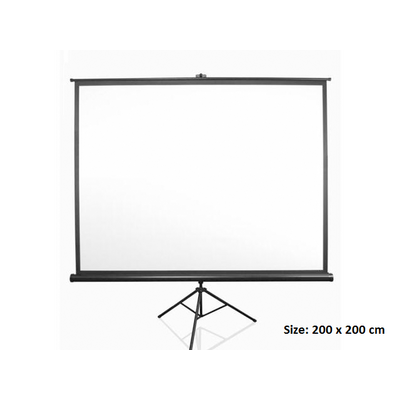 Screen, SAP, Projector Screen with Stand, Size: 200 x 200 cm