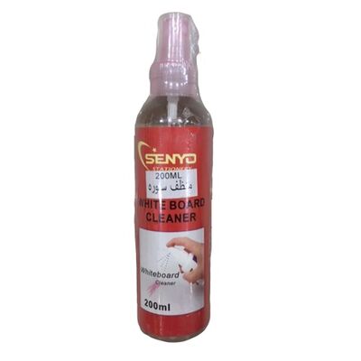 SENYO White Board Cleaner Spray, 200ml - For Plastic White Boards | Unbranded