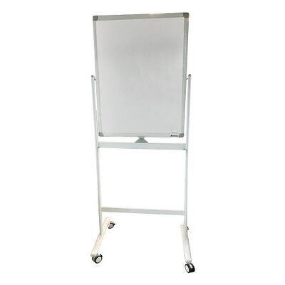 Boards, SIMBA, Magnetic Whiteboard, (60x90cm), Two Sides, with Wheels, White
