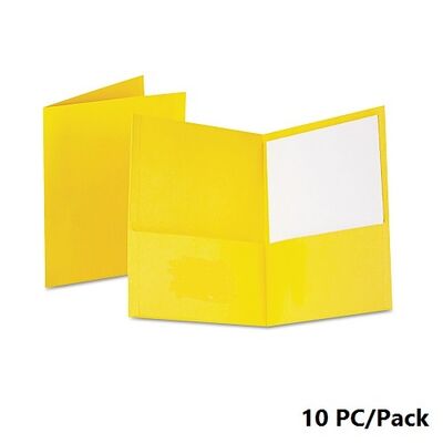 Documents Covers, Bassile, File, 2 pocket, A4, Light Yellow , 10 PC/Pack