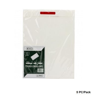 Envelope, ROCO, Security Envelope, Tyvek/Tear-resistant Material, 16" x 12" (406 X 305 mm),White, 5 PC/Pack
