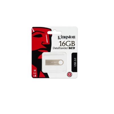 Kingston - 16GB USB 2.0 SE9  Data Traveler  DTSE9H/16GB