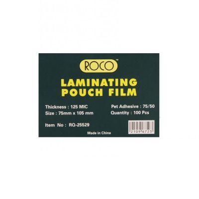 Liminater, ROCO, Thermal Laminating Films, 125 Micron,A7,Clear, 100 PC/Pack