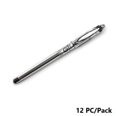 قلم، بنتل، قلم حبر(جل سيلتشي)، 0.7 مم، بغطاء، اسود، 12حبة/علبة