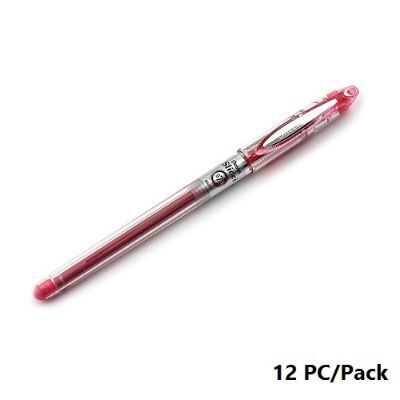 قلم، بنتل، قلم حبر(جل سيلتشي)، 0.7 مم، بغطاء، وردي، 12حبة/علبة