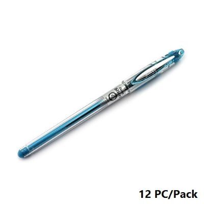 قلم، بنتل، قلم حبر(جل سيلتشي)، 0.7 مم، بغطاء، تركوازي، 12حبة/علبة