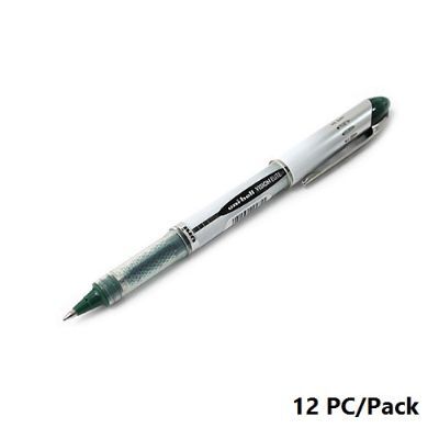 قلم، يوني_بول، قلم حبر سائل(فيجن ايليت)، 0.8 مم، بغطاء، اخضر، 12حبة/علبة