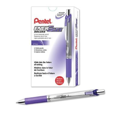 PENCIL, Pentel, PL77-V, 0.7mm, Energize Pencil, Mechanical, Violet, 12pcs/Pack