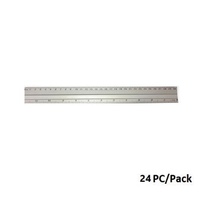 Ruler, Aluminum Ruler, 30 cm, 24 PC/Pack