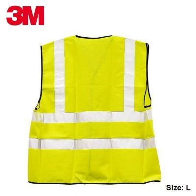Safety Zone, 3M, Safety Vest, Yellow, Size: L