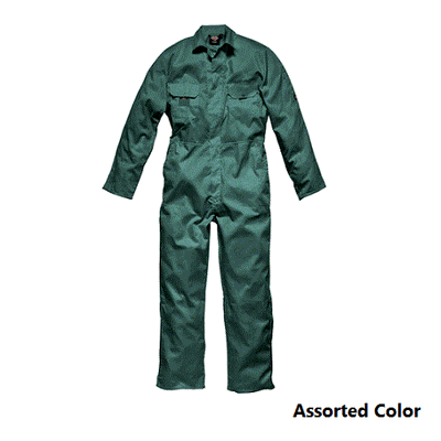 Safety Zone, Uniform, Coverall, Regular (35% Cotton), Assorted Color