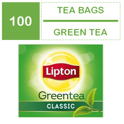 Green Tea Lipton (100 Bags)