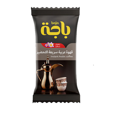 قهوة سريعة التحضير سعودية بالزعفران  باجة (30 جم × 10 ظرف)