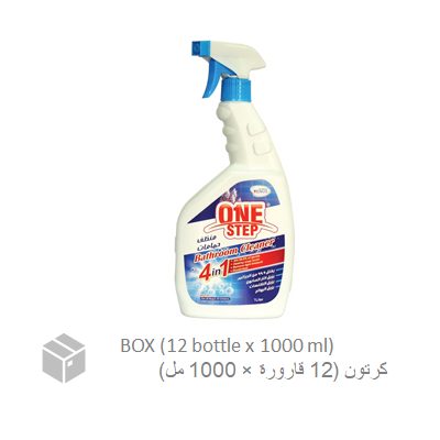 Cleaner, Bathroom Cleaner (12 bottle x 1000 ml) BOX