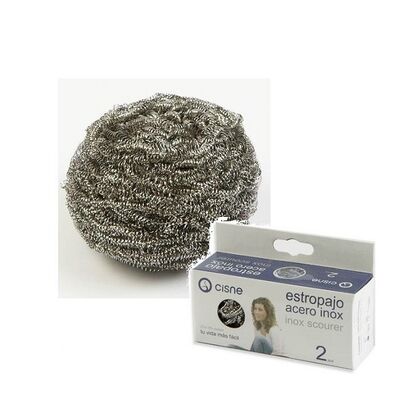 Cleaner, Cisne Steel Scourer , Size: Small, 2 PC/Pack