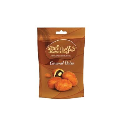 Caramel Chocolate covered Dates with almond 250g