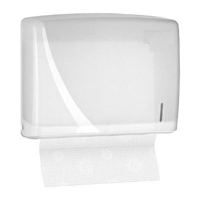 Dispenser for Folded Paper Towel Capacity 200 (White)