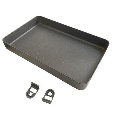 Front Load Legal Tray With 2 Holders TENEX Plastic Granite ?