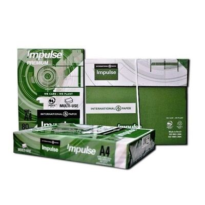 Multi-Use Paper, Impulse Paper A4 (210 x 297 mm), White, BOX (5 reams x 500 sheets)