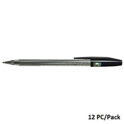 قلم، يوني بول، قلم جاف، 0.7 مم، ساس، اسود، 12 حبة/ علبة