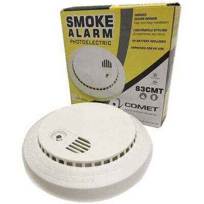 Safety Zone, Smoke Detector Photoelectric Detector, via battery, 83CMT