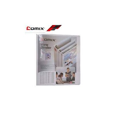 COMIX HD View Binders PVC, A4 Size, 2-D 50mm (2.0"), White Color