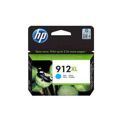HP 912XL High Yield Cyan Original Ink Cartridge (3YL81AE)
