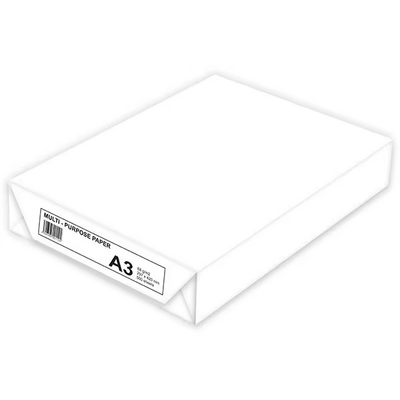 Multi-Use Paper, Paper A3 (297 x 420 mm), White (1 reams x 500 sheets)