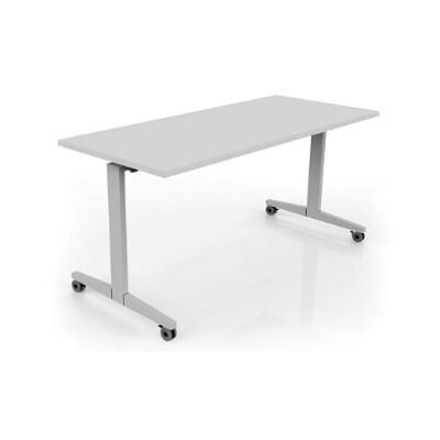 Folding EBTIKAR Table - Rectangular, White Top, 160 cm