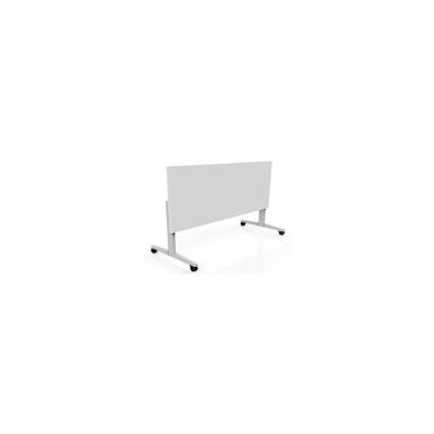 طاولة قابلة للطي إبتكار مستطيلة، اللون الأبيض ،140 سم
