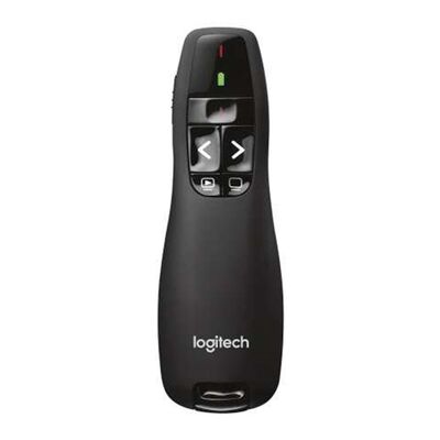 Logitech جهاز العرض اللاسلكي R400 - 2.4 جيجا هرتز بمؤشر الليزر