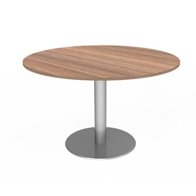 طاولة إبتكار دائرية للإجتماعات السطح- بني 120 سم