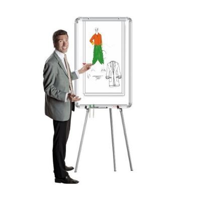 Flip Chart Board With Stand 60X90 Cm White