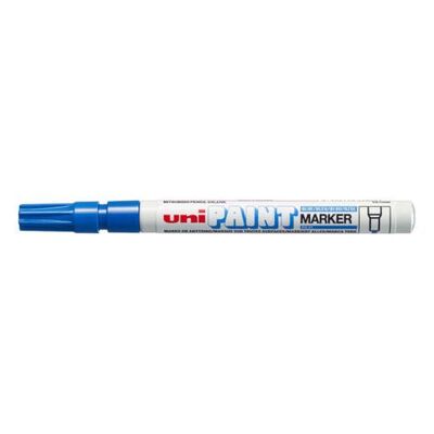 Paint Marker, Uni-Ball, PX-21, Round Tip, 0.8-1.2 mm, Blue