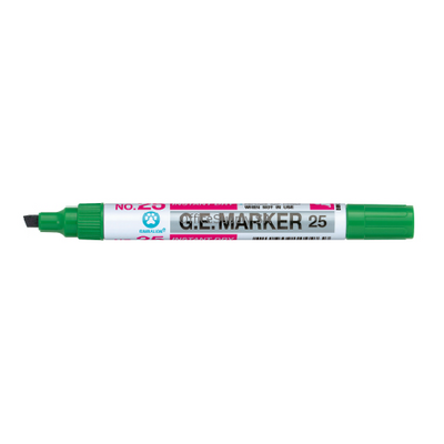 Permanent Marker, SIMBLION No.25, Chisel Nip, Green