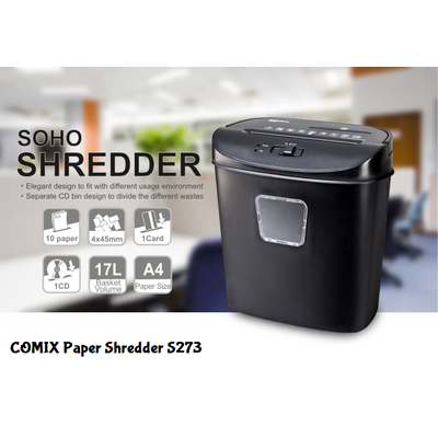 Shredder, COMIX Paper Shredder S273