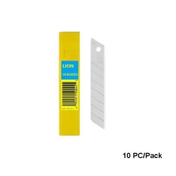 شفرات استبدال كبيرة من ليون، فولاذ، 10 قطع/علبة