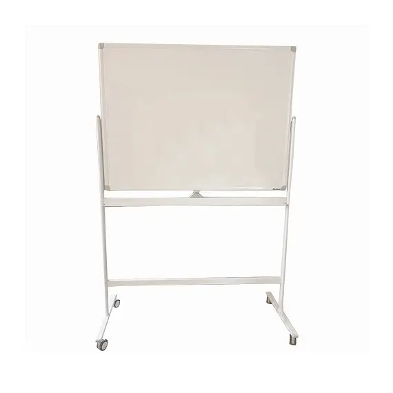 Boards, SIMBA, Magnetic Whiteboard, (90x120cm), Two Sides, with Wheels, White