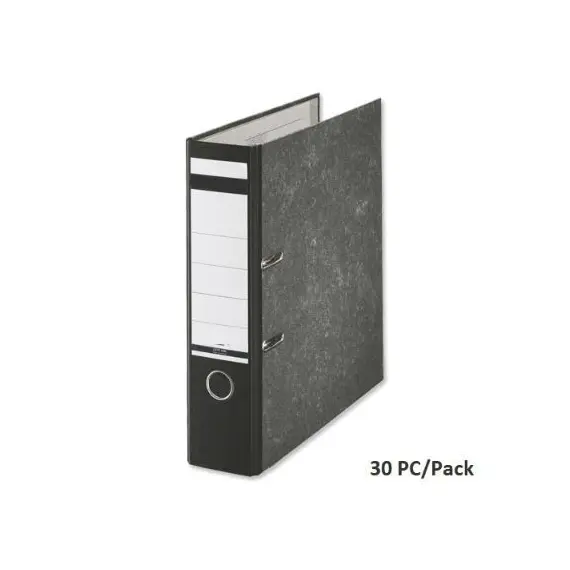 30-Pack Black A4 Cardboard Box Files & Labels Set | SIMBA