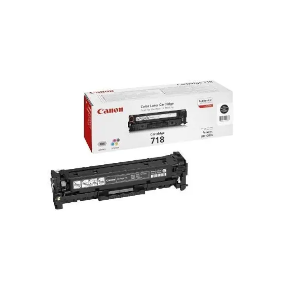 Canon 718 Black Laser Toner (Canon718BK)