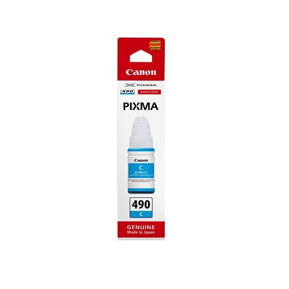 Canon GI-490 Cyan Inkjet Cartridge (Canon490C)