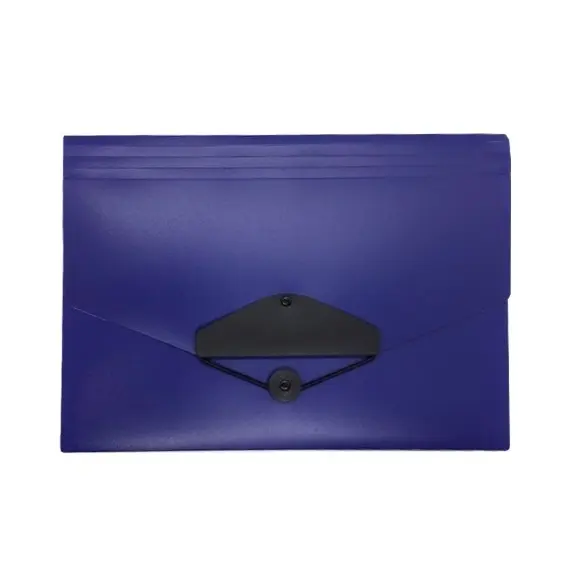 Documents Covers, SIMBA, Expanding File, 12 Pockets with Button, Dark Blue