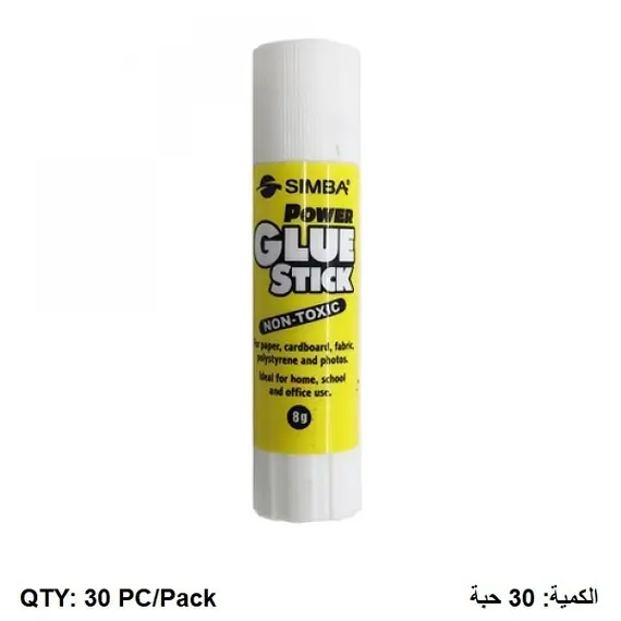 Glue, SIMBA, Glue Stick, 8 g, 30 PC/Pack
