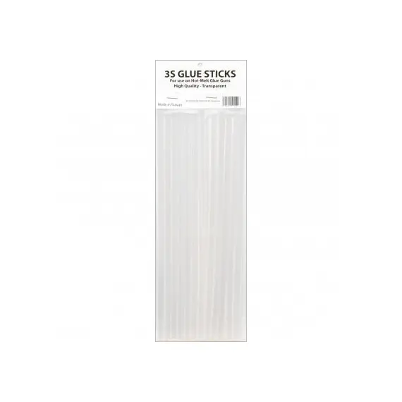Glue, Tiwan, Glue Gun Stick, Large (1.1 X 30 cm), Clear, 500 Grams/ Bag